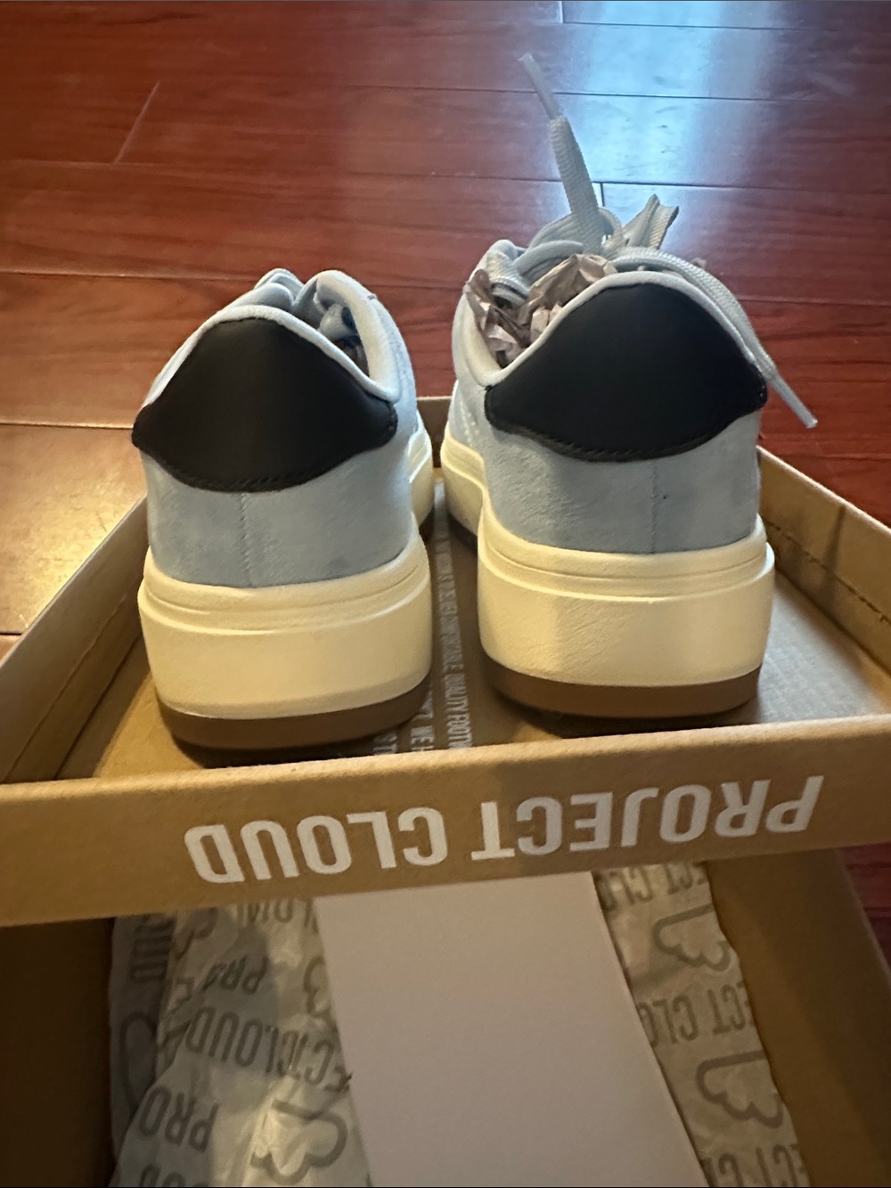 Project Cloud Memory Foam Sneaker In Light Blue - Picture 4 of 5